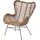 Möbel Kraft Sessel Jakarta 73 x 88 x 50 cm Braun