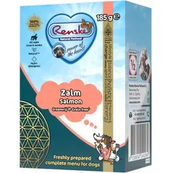 Renske Lachs Nassfutter Hund getreidefrei und frisch zubereitet 24 x 185 g