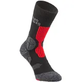 Hanwag Trek Socke Wandersocken Schwarz/Rot 45-47