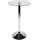 deluke Stehtisch rund 60 x 105 cm Transparent