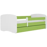 Raumhirsch furniture Kinderbett, Grün, Holzwerkstoff, Holzwerkstoff, 1 Schubladen, 80x160