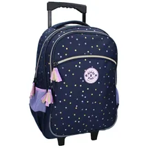 Milky Kiss Trolley-Rucksack Dotted Delight Dunkelblau mit Punkten