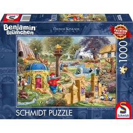 Schmidt Spiele Thomas Kinkade Benjamin Blümchen Ein Tag im Neustädter Zoo (58423)