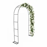 Relaxdays Rosenbogen 240 x 140 x 38 cm Schwarz