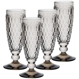 Villeroy & Boch Boston Coloured Sektgläser 4er Set Smoke