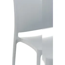 CLP Gartenstuhl Maya 44 x 44 x 81 cm grau