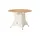 Zebra Technologies Loomus Gartentisch Ø 100 x 75 cm silkwhite/natur
