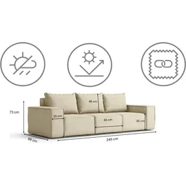kaiser möbel Sonne Exclusicve Loungeset beige