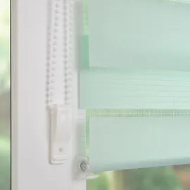 LIEDECO Doppelrollo Klemmfix-Duo-Rollo 60 x 160 cm grün