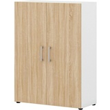 Röhr-Bush Aktenschrank direct.office, 859S331000 sonoma-eiche, weiß