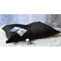 Kinzler Sitzsack KINZLER "XXL Outdoorfähig", schwarz, B:140cm H:20cm T:180cm, Polyester, Sitzsäcke, Sitzsack, Uni Farben, Outdoor geeignet, ideal im Wohnzimmer & Kinderzimmer