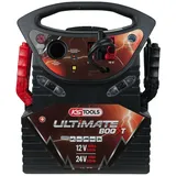 KS Tools 12 V + 24 V Batterie-Booster, mobiles Starthilfegerät 2340 A