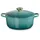 Le Creuset Signature Bräter 24 cm rund bleu riviera