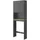 Vicco Toilettenschrank, Anthrazit, Holzwerkstoff, 3 Fächer, Rechteckig, 60x163x20 cm,