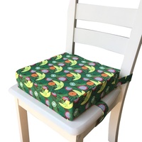 Chickwin Sitzerhöhung Stuhl Kind Baby Tragbar Sitzkissen Tragbares Boostersitze Kleinkind Verstellbar Zerlegbar Esszimmerstuhl Stuhlkissen Sitzerhöhung Kissen, Obst Motiv (Kiwi,32x32x8cm)