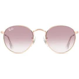 Ray-Ban Junior RJ9547S Kinder-Sonnenbrille Vollrand Rund Metall-Gestell, rot