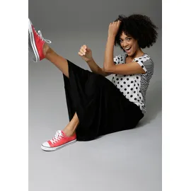 Aniston CASUAL Maxirock im Marine Look schwarz