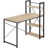 Tectake Schreibtisch Hershey Eiche