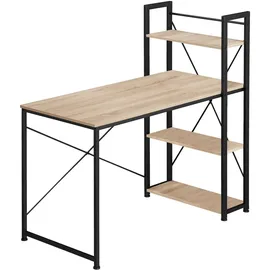 Tectake Schreibtisch 122 x 61 x 120 cm
