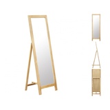 vidaXL »Standspiegel 48 x 46,5 x 150 cm Massivholz Eiche«