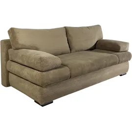Collection AB Schlafsofa Polyester 2-Sitzer Grün