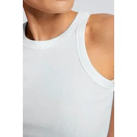 richroyal Ripptanktop in Rippenstruktur weiß