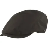 Breiter Herren Schiebermütze Flatcap Schirmmütze Black 59 - 59