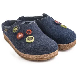 HAFLINGER Hausschuh blau 38