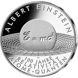 10-Euro-Silber-Gedenkmünze "Albert Einstein"