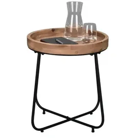 Mirrors and More Beistelltisch Jette ¦ holzfarben Ø: 48.0