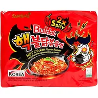 Samyang Buldak 2x Spicy Bag Snacks 5x 140g