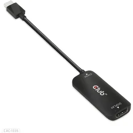Club 3D HDMI + Micro USB auf DisplayPort 4K120Hz oder 8K30Hz St/B Adapter
