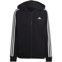 Adidas Essentials 3-Streifen French Terry Regular Kapuzenjacke Black / White M