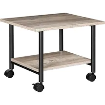 luxuskollektion Druckertisch mit arretierbaren Rollen und 2 Ebenen, Industrie-Design