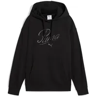 Puma Essentials Script Comfort French Terry Hoodie Damen 01
