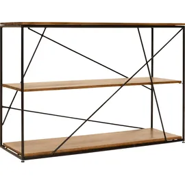 SIT Möbel Bücherregal 120 x 40 x 82 cm Schwarz