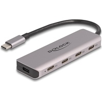 Delock USB 5 Gbps 4 Port Type-C Hub mit USB Type-C Anschluss