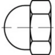 TOOLCRAFT Zierkappen 20mm Kunststoff TO-5455368 100St.
