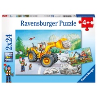 Ravensburger Puzzle Bagger und Waldtraktor (07802)