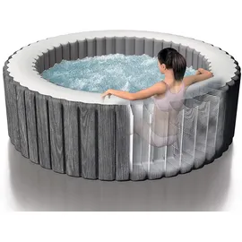 Intex PureSpa Bubble GreyWood XXL Deluxe 216 x 71 cm grau 28442