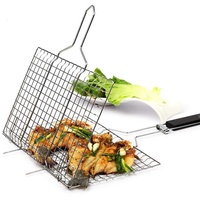 Will Outdoor Tragbare Edelstahl Grill Korb Grill Clip Picknick Camping Grill Liefert Grill Werkzeuge