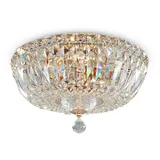 Maytoni Deckenlampe Deckenleuchte Kristallleuchte Wohnzimmerlampe Metall gold b 30cm