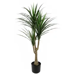 I.GE.A. Kunstbaum »Palme Dracena im Topf künstlich Pflanze Dracenapalme Zimmerpflanzen«, Zimmerpalme Grünpflanzen Kunstpflanze Drachenbaum Pflanze Palme I.GE.A. grün