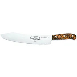 Giesser Brotmesser 25 cm Wellenschliff Orange