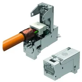 EasyLan FixLink SL RJ45-S KS Kat6A ISO/IEC AWG24-22 Keystone Modul 24 Stück silber