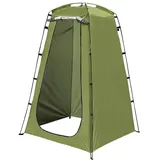 Tragbares Duschzelt, 120 x 120 x 190 cm, Camping, Pop-Up, faltbar, Toilettenzelt, Umkleidekabinett, Außen, tragbar, Grün