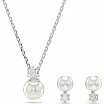 Swarovski Matrix Set, Kristallperle, Rundschliff, weiß