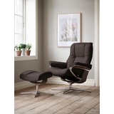 Stressless Relaxsessel STRESSLESS Mayfair Sessel Gr. Leder PALOMA, Cross Base Wenge, Rela x funktion-Drehfunktion-PlusTMSystem-Gleitsystem-BalanceAdaptTM, B/H/T: 83 cm x 102 cm x 74 cm, braun (chocolate paloma) Lesesessel und Relaxsessel