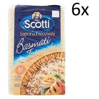 6x Riso scotti Sapori & Emozioni Basmati integrale 500 g italien reis Parboiled