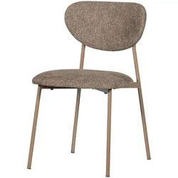 Esszimmerstuhl Valor aus Webstoff, Sand